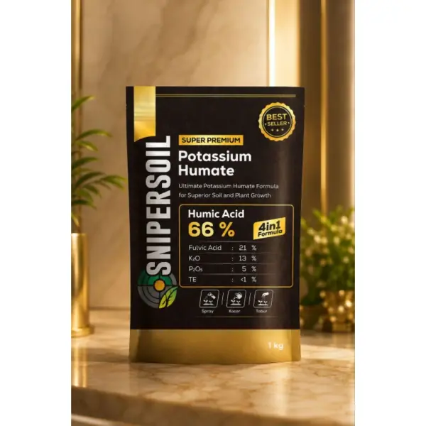 Snipersoil — Pembenah Tanah Super Premium, Potassium Humate dengan Humic Acid 66%